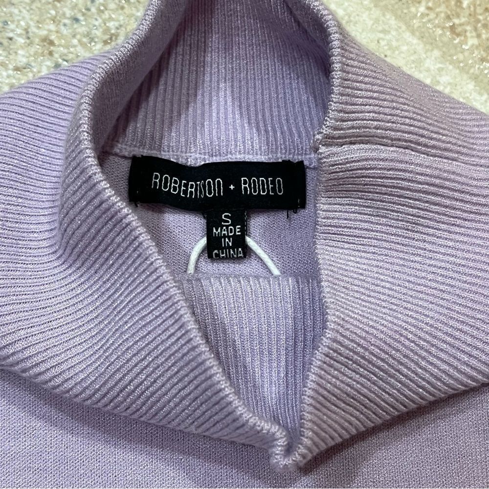 Lavender Turtleneck Sweater - Picture 12 of 16